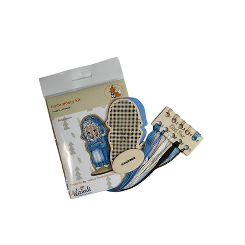 Baby Shark siuvinėjimo komplektas KF022/120 - kaSiulai.lt