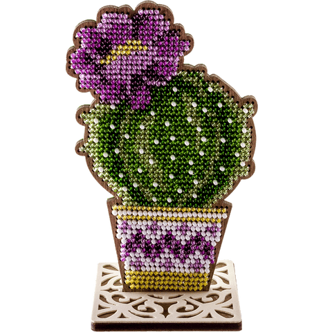 Perforuotos faneros karoliukų siuvinėjimo rinkinys su stovu PRECIOSA 7,5×12,5 cm