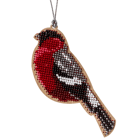 Wonderland Crafts — medinis servetėlių laikiklio karoliukų siuvinėjimo rinkinys, 9 × 9,5 cm