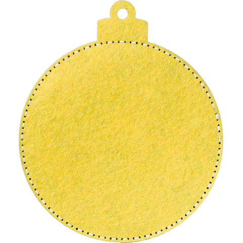 Kalėdinis karoliukų siuvinėjimo rinkinys: medinis eglutės žaisliukas