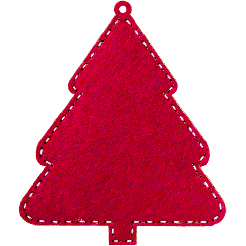 Wonderland Crafts medinis karoliukų siuvinėjimo rinkinys — kalėdinė eglutės dekoracija