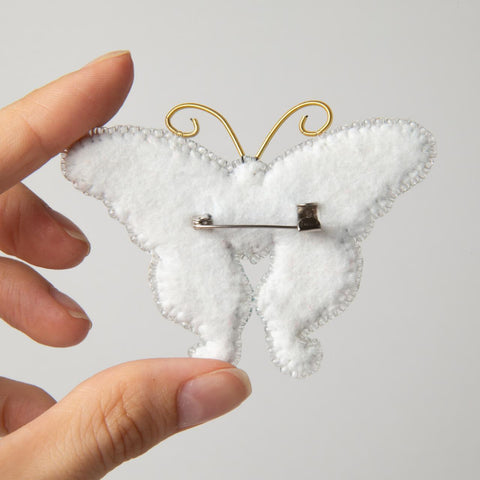 Segės "Drugelis" siuvinėjimo rinkinys su kristalais ir Preciosa karoliukais