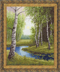 Beržo kraštas S/VM015 — Golden Fleece siuvinėjimo komplektas 44×35 cm - kaSiulai.lt