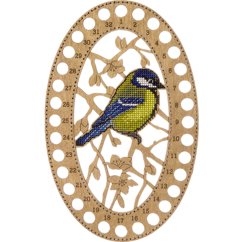 Wonderland Crafts – perforuotas medinis siuvinėjimui kryželiu rinkinys 13×20 cm (be siūlų)