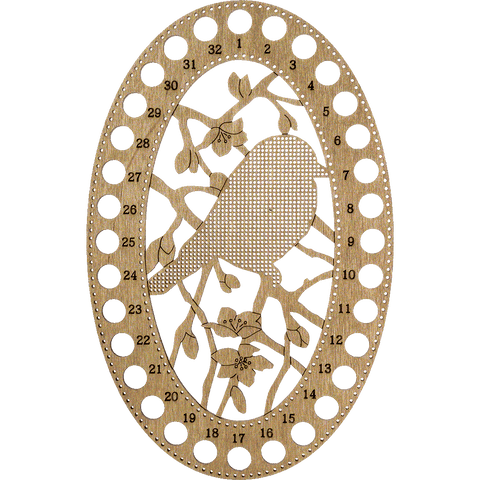 Wonderland Crafts – perforuotas medinis siuvinėjimui kryželiu rinkinys 13×20 cm (be siūlų)