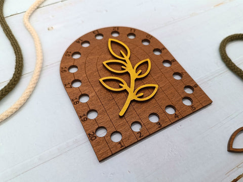 Boho stiliaus rudos spalvos daiktų organizeris KF017/111B - kaSiulai.lt