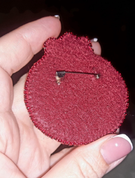 Karoliukų siuvinėjimo rinkinys „Granatas“ su Preciosa ir Crystal Art karoliukais