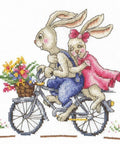 Bunnies. Like a Wind SANZ - 42 — Andrianos siuvinėjimo komplektas - kaSiulai.lt