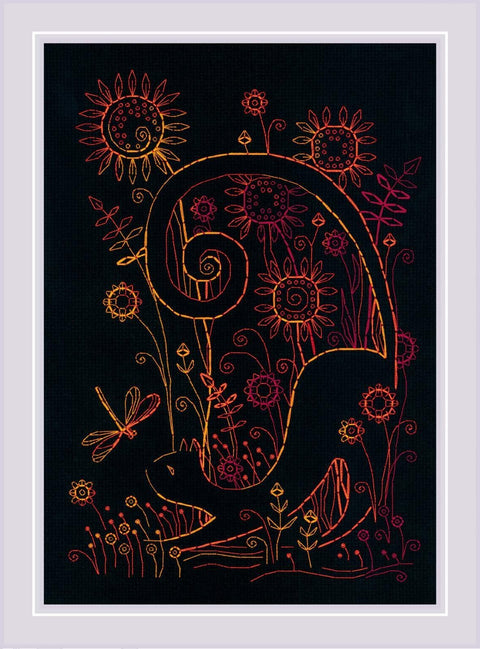 RIOLIS siuvinėjimo rinkinys „Vasaros katės“ Nr. 2174