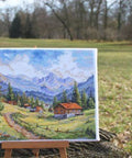 „Chamonix slėnis“ — peizažas siuvinėjimui kryželiu, 30 × 39,5 cm - kaSiulai.lt