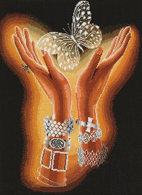 Chrystal Butterfly SANH - 04 – Andriana siuvinėjimo komplektas (31×40 cm) - kaSiulai.lt