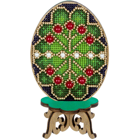 Medinis Velykinis margutis – siuvinėjimo kryželiu rinkinys