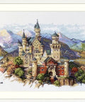 Detalus „Neuschwanstein“ pilies siuvinėjimo komplektas kryželiu - kaSiulai.lt