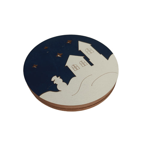 Dėžutė karoliukams „Žiemos nameliai“ KF027/71 - kaSiulai.lt