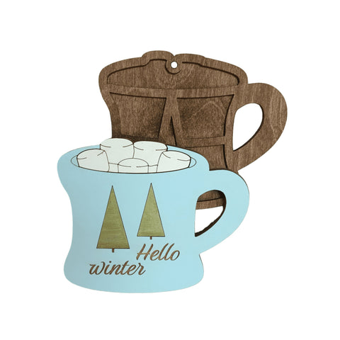 Dėžutė su karoliukais „Mėlynas puodelis“ KF027/91 - kaSiulai.lt