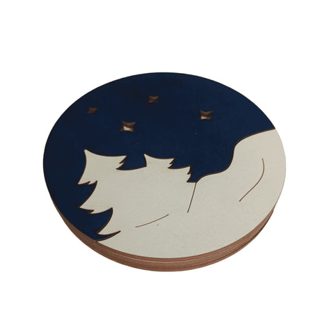 Dėžutė su karoliukais „Žiemos miškas“ KF027/72 - kaSiulai.lt