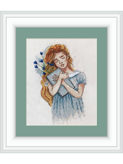 NeoCraft Dreamer kryželių siuvinėjimo rinkinys, 12×19 cm, Zweigart kanva