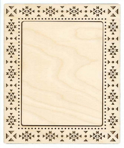 Faneros siuvinėjimo rėmelis „Geometrija“, 4 mm — 20×24 / 14×18 cm - kaSiulai.lt