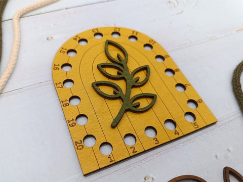 Geltonas boho daiktų organizatorius KF017/111Y - kaSiulai.lt