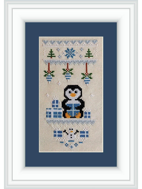 NeoCraft skaičiuojamas kryželių siuvinėjimo rinkinys „Dovana“, 9×18 cm