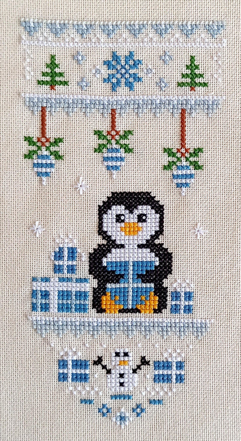 NeoCraft skaičiuojamas kryželių siuvinėjimo rinkinys „Dovana“, 9×18 cm