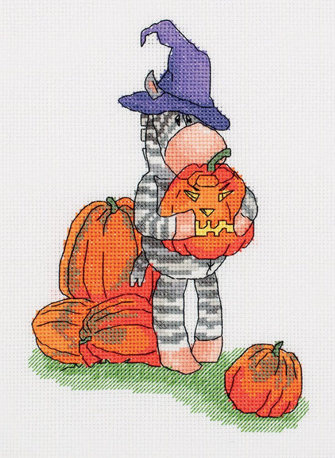 Helovino siuvinėjimas kryželiu — žavinga dovana ir namų dekoras - kaSiulai.lt