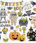 Helovino siuvinėjimo komplektas „Halloween Sampler“, 38×27 cm - kaSiulai.lt