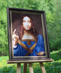 Įspūdingas siuvinėjamas kryželiu paveikslas „Pasaulio Išganytojas“ 39,5×53 cm - kaSiulai.lt