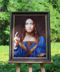 Įspūdingas siuvinėjamas kryželiu paveikslas „Pasaulio Išganytojas“ 39,5×53 cm - kaSiulai.lt