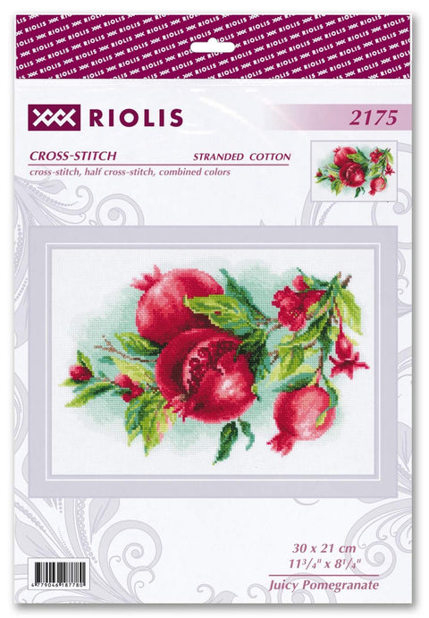 Sultingas granatas — RIOLIS siuvinėjimo rinkinys Nr. 2175
