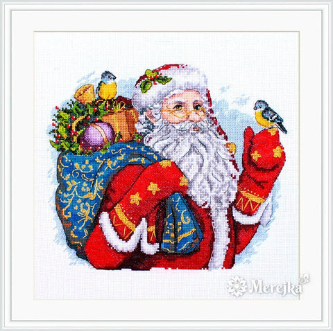 Kalėdinė siuvinėjimo kompozicija (Aida 16, DMC) 20×24 cm - kaSiulai.lt