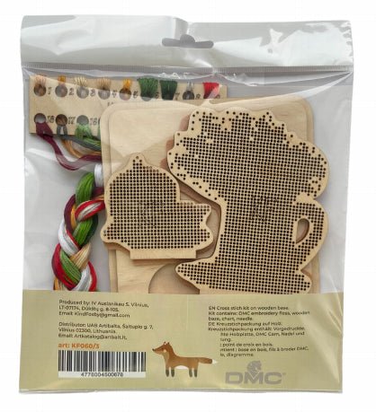 Kalėdinė žvakidė KF060/3 — siuvinėjimo rinkinys Kalėdų dekoracijai - kaSiulai.lt