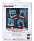 Kalėdinės dekoracijos (7.6 x 17.7 cm) - DIMENSIONS siuvinėjimo kryželiu rinkinys - kaSiulai.lt