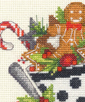 Kalėdinis „Christmas Tea“ siuvinėjimo komplektas — pilnai paruošta dovana - kaSiulai.lt