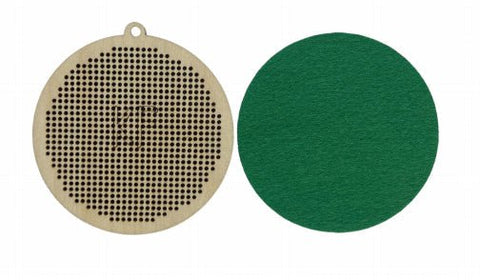 Kalėdinis eglutės burbulas „Žiemos vainikas“ KF022/8 - 5 - kaSiulai.lt