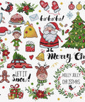 Kalėdinis kryželių komplektas „Christmas Sampler“, 38×27 cm - kaSiulai.lt
