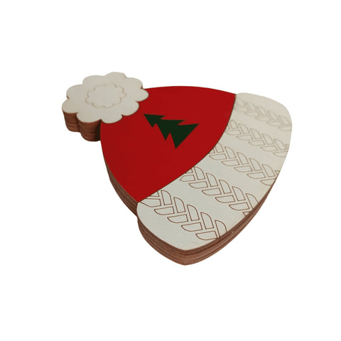 Karoliukų dėklas „Kalėdinė kepurė“ KF027/85 - kaSiulai.lt