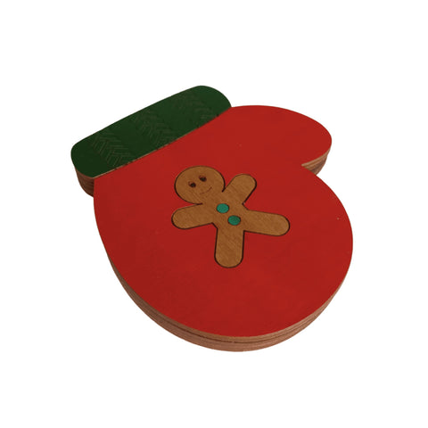 Karoliukų dėklas „Kalėdinė pirštinė“ KF027/83 - kaSiulai.lt