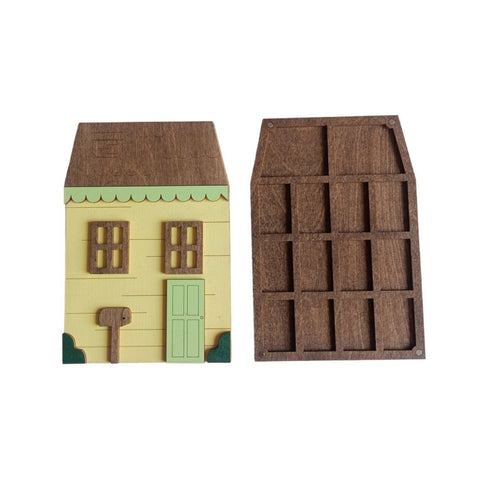 Karoliukų dėžutė „Geltonas namas“ KF027/62 - kaSiulai.lt
