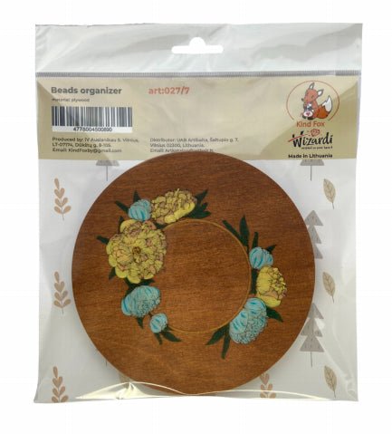 Karoliukų dėžutė KF027/7 su skyreliais - kaSiulai.lt