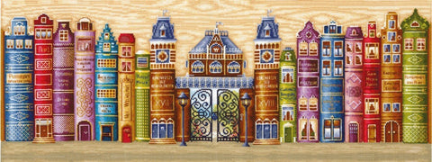 Kingdom Of Books SANK - 30 – Andrianos siuvinėjimo komplektas 77×28 cm - kaSiulai.lt