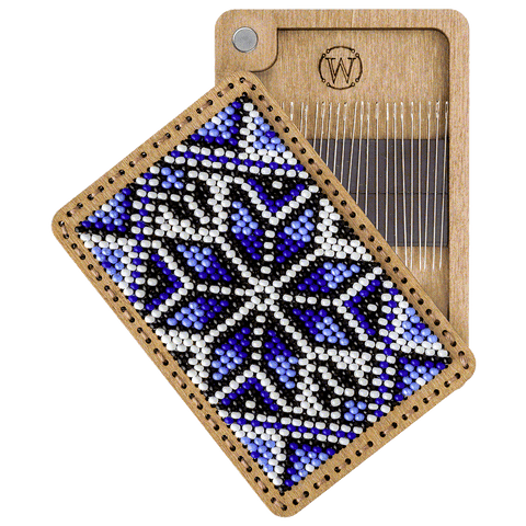 PRECIOSA karoliukų siuvinėjimo rinkinys adatinei 6×9 cm, 4 spalvos (Wonderland Crafts)