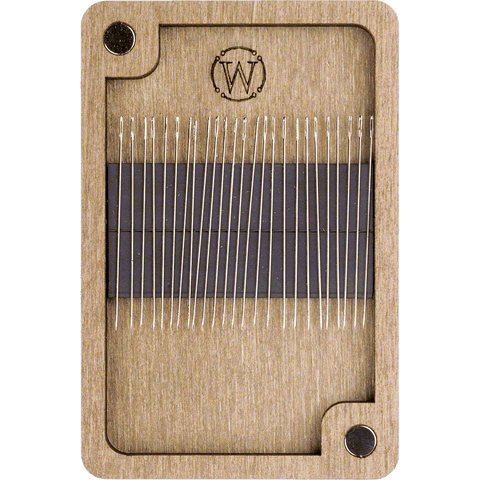 Wonderland Crafts rinkinys adatinės siuvinėjimui karoliukais su perforuotu dangteliu, 6×9 cm, 5 spalvų (975 vnt.)