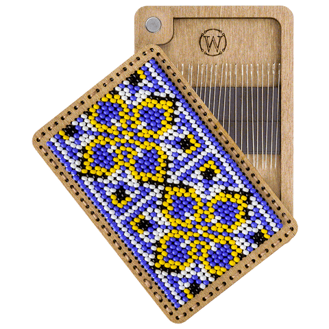 PRECIOSA karoliukų siuvinėjimo rinkinys adatinės dėžutei 6×9 cm (Wonderland Crafts)