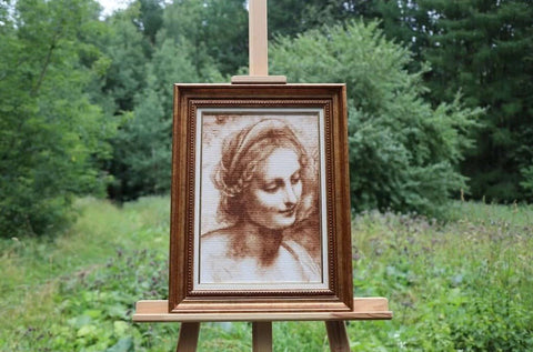 Klasikinis kryželiu siuvinėjimo komplektas „Madonos atvaizdas“ - kaSiulai.lt