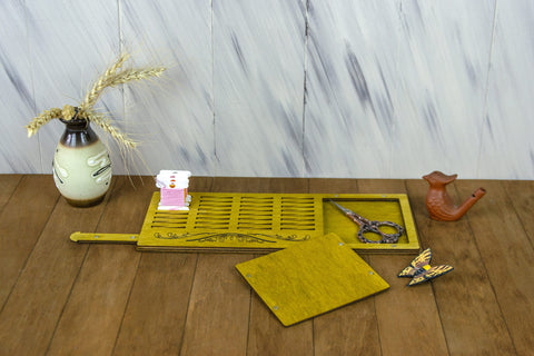 Kompaktiškas stalinis siūlų ričių organizatorius - kaSiulai.lt