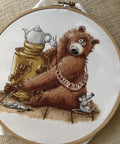 Komplektas siuvinėjimui kryželiu „Arbatėlė“ 20 × 18,5 cm — puiki dovana - kaSiulai.lt