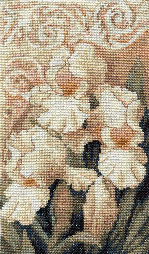 Komplektas siuvinėjimui kryželiu „Lyrika“ — elegantiškam interjerui - kaSiulai.lt