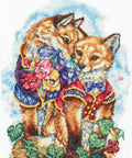 Komplektas siuvinėjimui kryželiu „Vestuvių nuotrauka“ — Aida 16, 20×27 cm - kaSiulai.lt