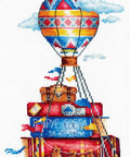 Kryželiu siuvinėjimo komplektas Aida 16 — 27 spalvos, 15×21,5 cm - kaSiulai.lt